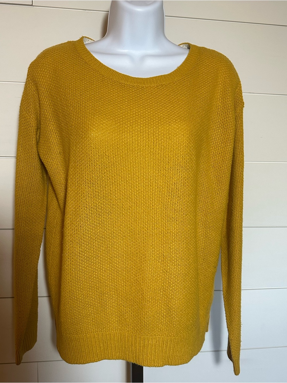 Mustard Crewneck Women’s Sweater